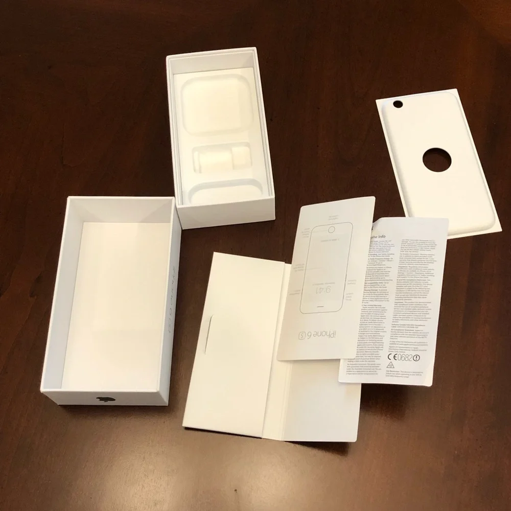 Original Empty Apple iPhone 6s 16GB  Box (No contain the cell phone)